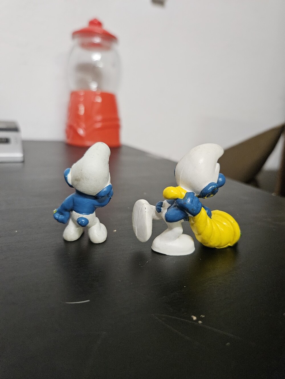 Smurfs Peyo Action Figure Lot 70's Vintage crying smurf and cornucopia smurf - Picture 2 of 7